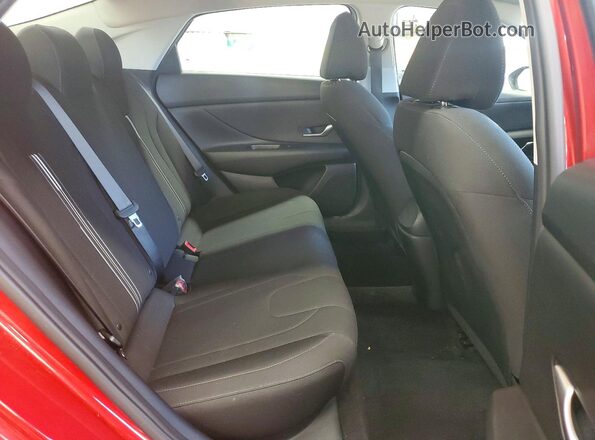 5NPLM4AG9MH024505 2021 HYUNDAI ELANTRA Красный Вид задних сидений