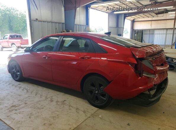 5NPLM4AG9MH024505 2021 HYUNDAI ELANTRA Красный Задняя левая четверть