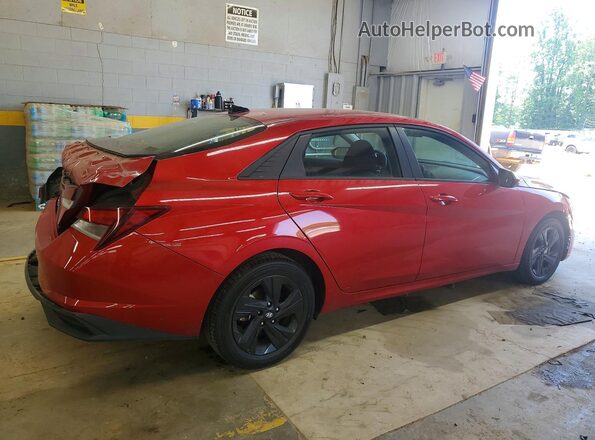 5NPLM4AG9MH024505 2021 HYUNDAI ELANTRA Красный Задняя правая четверть