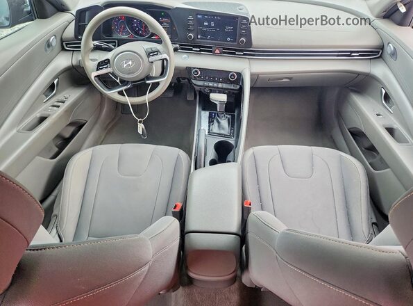 5NPLM4AG9MH047024 2021 HYUNDAI ELANTRA Charcoal Widok deski rozdzielczej