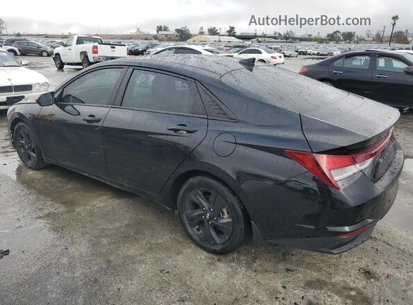 5NPLM4AG9NH063399 2022 HYUNDAI ELANTRA Черный Задняя левая четверть