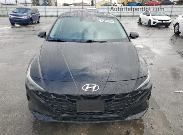 5NPLM4AG9NH063399 2022 HYUNDAI ELANTRA Черный Вид спереди