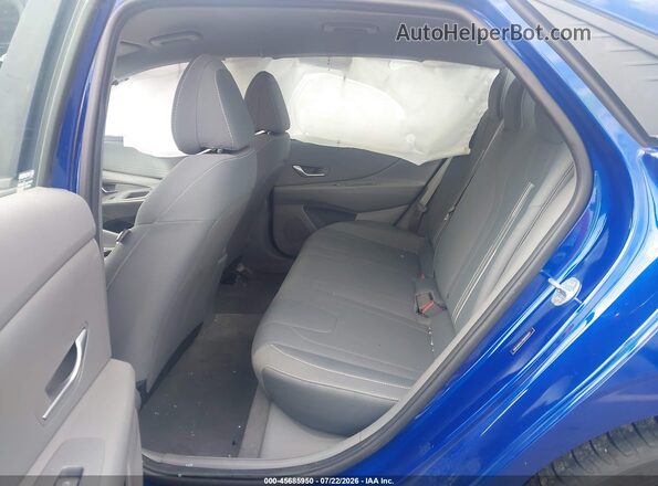5NPLM4AG9NH068697 2022 HYUNDAI ELANTRA Blue Widok naklejki z numerem VIN