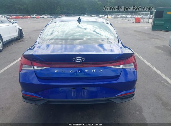 5NPLM4AG9NH068697 2022 HYUNDAI ELANTRA Blue 