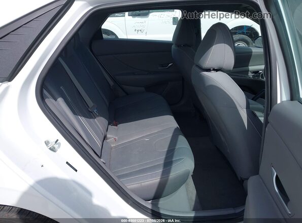 5NPLM4AG9NH079053 2022 HYUNDAI ELANTRA White VIN კოდის სტიკერის ხედი