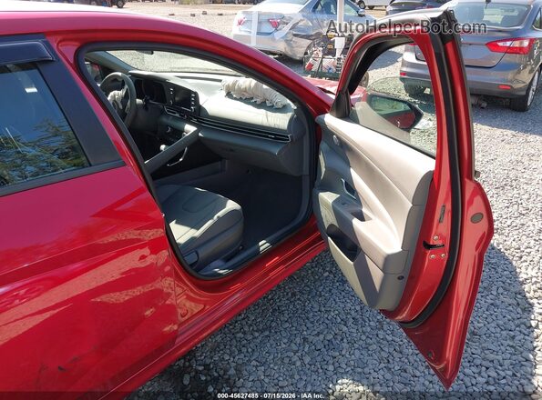 5NPLM4AG9PH094946 2023 HYUNDAI ELANTRA Red Widok wnętrza z przodu