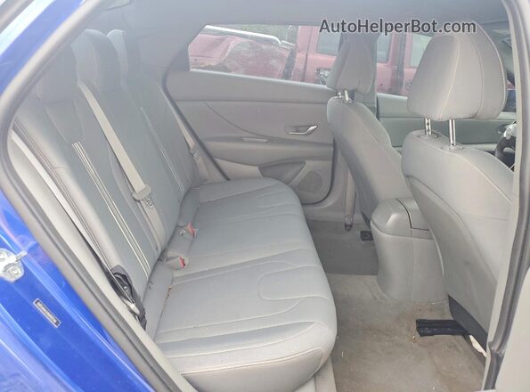 5NPLM4AGXMH017546 2021 HYUNDAI ELANTRA Blue Вид задніх сидінь