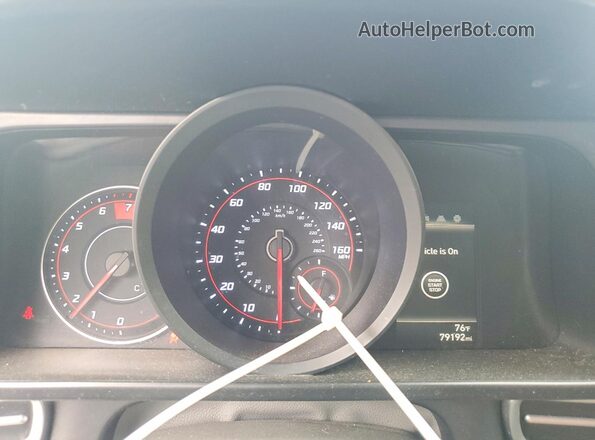 5NPLM4AGXMH017546 2021 HYUNDAI ELANTRA Blue Вид щитка приладів