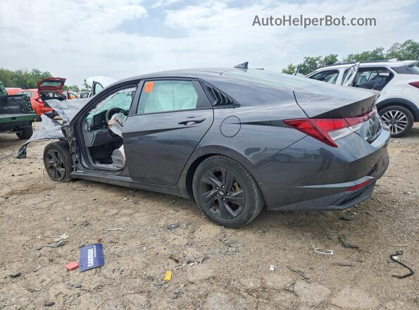 5NPLM4AGXMH027140 2021 HYUNDAI ELANTRA Gray Հետևի ձախ