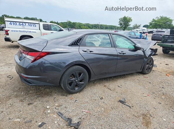 5NPLM4AGXMH027140 2021 HYUNDAI ELANTRA Gray Հետևի աջ