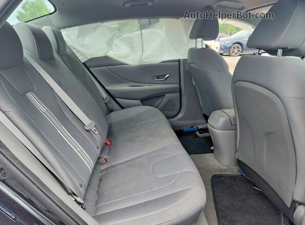 5NPLM4AGXMH027140 2021 HYUNDAI ELANTRA Gray Հետևի նստատեղերի տեսք