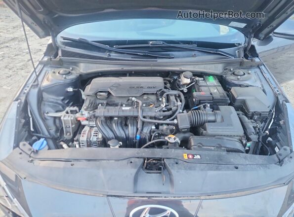 5NPLM4AGXMH046397 2021 HYUNDAI ELANTRA Charcoal Սալոնի հետևի տեսք