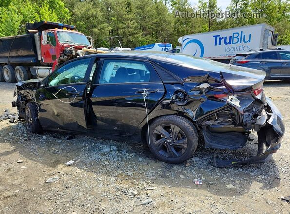 5NPLM4AGXNH079157 2022 HYUNDAI ELANTRA Black Հետևի ձախ