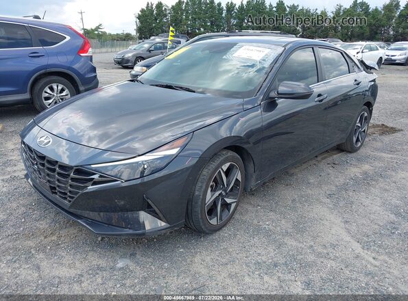 5NPLN4AG1MH013012 2021 HYUNDAI ELANTRA Black Front left