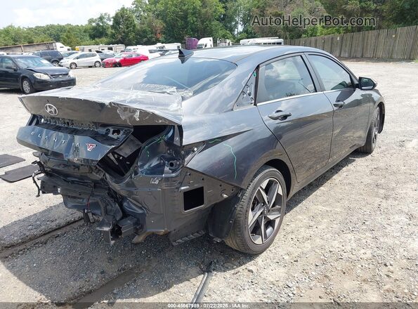 5NPLN4AG1MH013012 2021 HYUNDAI ELANTRA Black Rear right