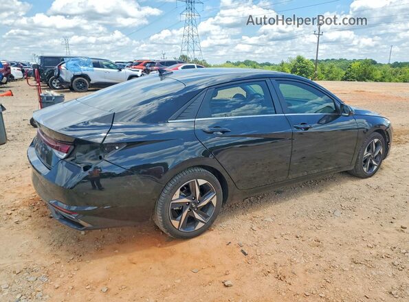 5NPLN4AG2NH069980 2022 HYUNDAI ELANTRA Black Trasero derecho
