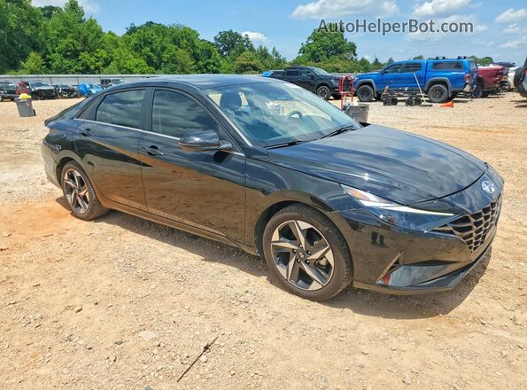 5NPLN4AG2NH069980 2022 HYUNDAI ELANTRA Black Delantero derecho