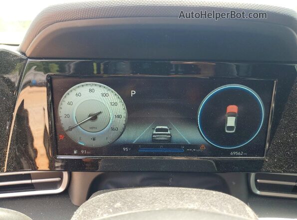 5NPLN4AG2NH069980 2022 HYUNDAI ELANTRA Black Vista del cuadro de instrumentos