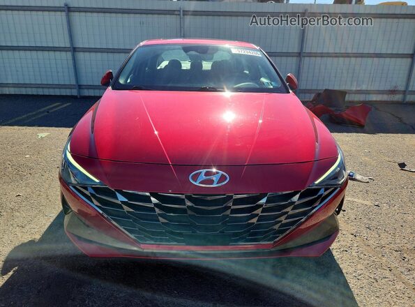 5NPLN4AG3MH005865 2021 HYUNDAI ELANTRA Red Vista frontal