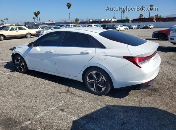 5NPLN4AG3MH027848 2021 HYUNDAI ELANTRA Белый Задняя левая четверть