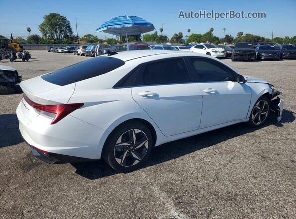 5NPLN4AG3MH027848 2021 HYUNDAI ELANTRA Белый Задняя правая четверть