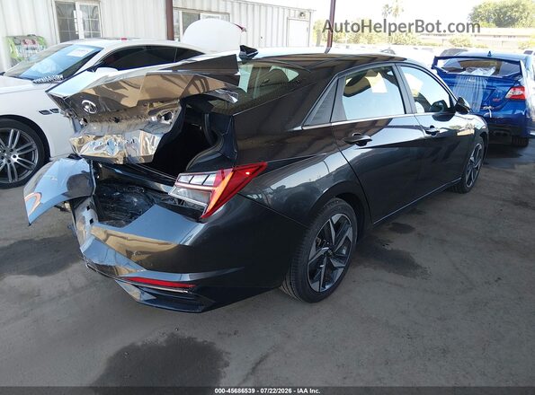 5NPLN4AG4MH004577 2021 HYUNDAI ELANTRA Серый Задняя правая четверть