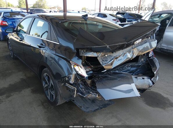 5NPLN4AG4MH004577 2021 HYUNDAI ELANTRA Серый Задняя левая четверть