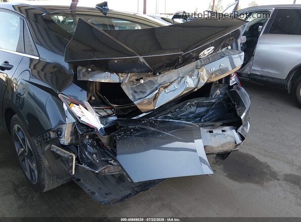 5NPLN4AG4MH004577 2021 HYUNDAI ELANTRA Серый Вид спереди