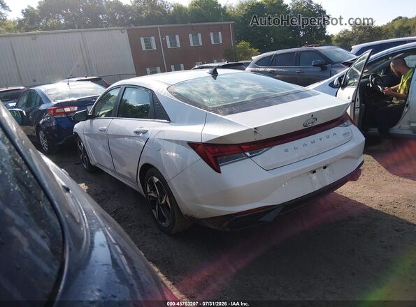 5NPLN4AG6MH027763 2021 HYUNDAI ELANTRA White უკანა მარცხენა