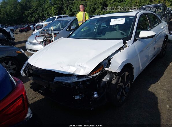 5NPLN4AG6MH027763 2021 HYUNDAI ELANTRA White უკანა სალონის ხედი