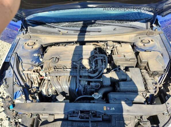 5NPLN4AG7MH017730 2021 HYUNDAI ELANTRA Blue უკანა სალონის ხედი