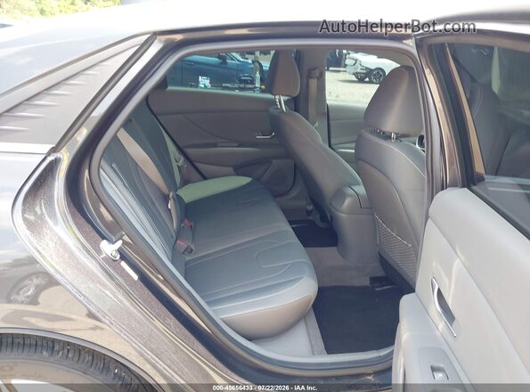 5NPLN4AG9NH075551 2022 HYUNDAI ELANTRA Gray Widok naklejki z numerem VIN