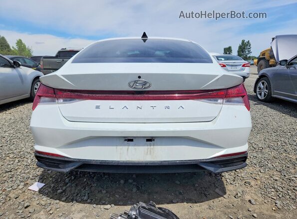 5NPLN4AGXMH013347 2021 HYUNDAI ELANTRA White Vista trasera