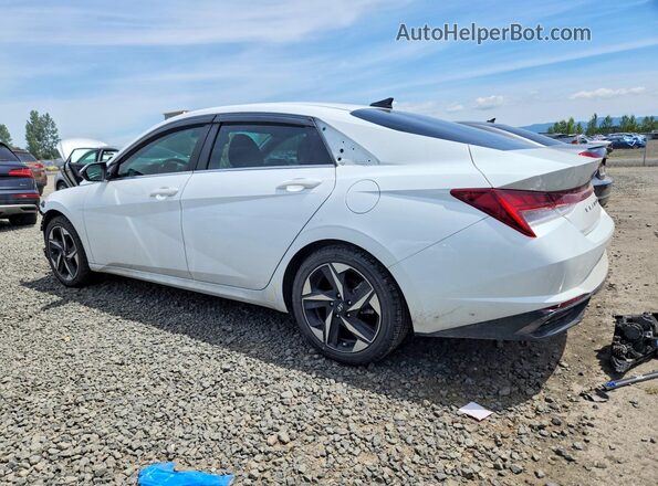 5NPLN4AGXMH013347 2021 HYUNDAI ELANTRA White Trasero izquierdo