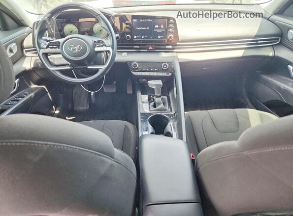 5NPLN4AGXMH013347 2021 HYUNDAI ELANTRA White Vista del salpicadero