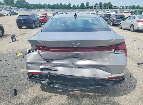 5NPLN4AGXMH017060 2021 HYUNDAI ELANTRA Серый Вид сзади