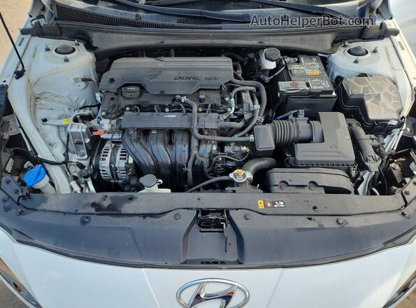 5NPLP4AG1MH014171 2021 HYUNDAI ELANTRA Белый Вид задней части салона