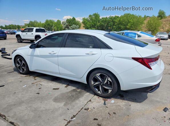5NPLP4AG1MH014171 2021 HYUNDAI ELANTRA Белый Задняя левая четверть