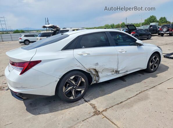 5NPLP4AG1MH014171 2021 HYUNDAI ELANTRA Белый Задняя правая четверть