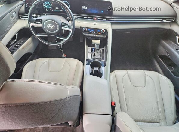 5NPLP4AG1MH014171 2021 HYUNDAI ELANTRA Белый Вид панели приборов