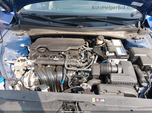5NPLP4AG1NH072959 2022 HYUNDAI ELANTRA Синий Вид сзади
