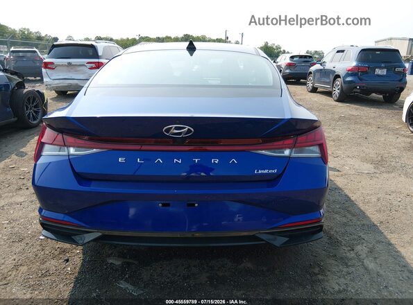 5NPLP4AG1NH072959 2022 HYUNDAI ELANTRA Синий 