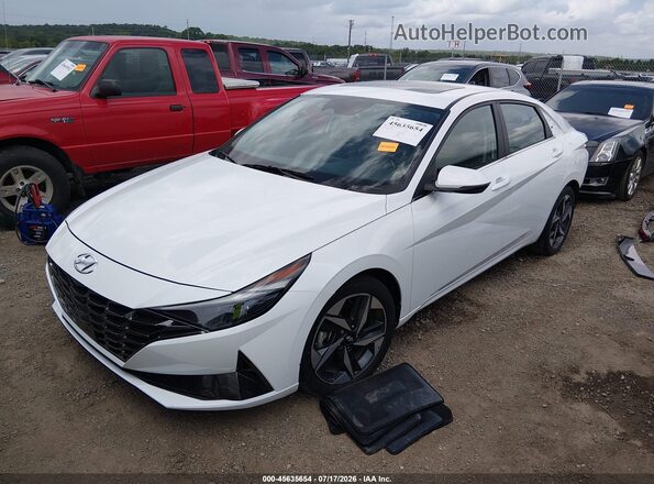 5NPLP4AG3NH068850 2022 HYUNDAI ELANTRA White Передня ліва чверть
