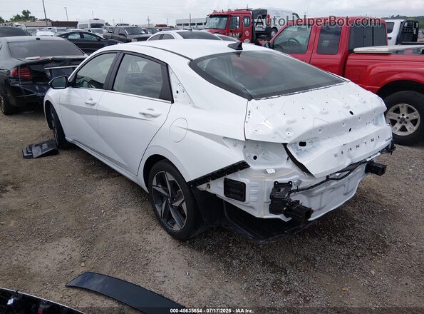 5NPLP4AG3NH068850 2022 HYUNDAI ELANTRA White Задня ліва чверть