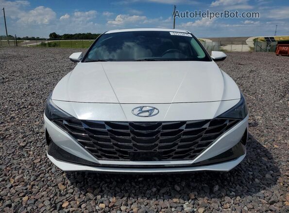5NPLP4AG3PH090396 2023 HYUNDAI ELANTRA White Դիմացի տեսք