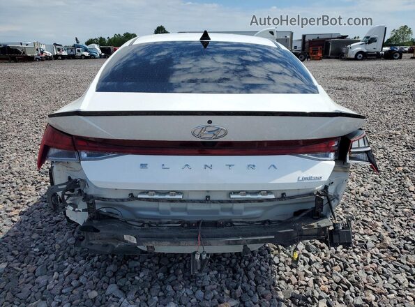 5NPLP4AG3PH090396 2023 HYUNDAI ELANTRA White Հետևի տեսք