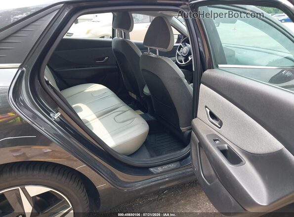 5NPLP4AG3PH099390 2023 HYUNDAI ELANTRA Gray VIN կոդի պիտակի տեսք