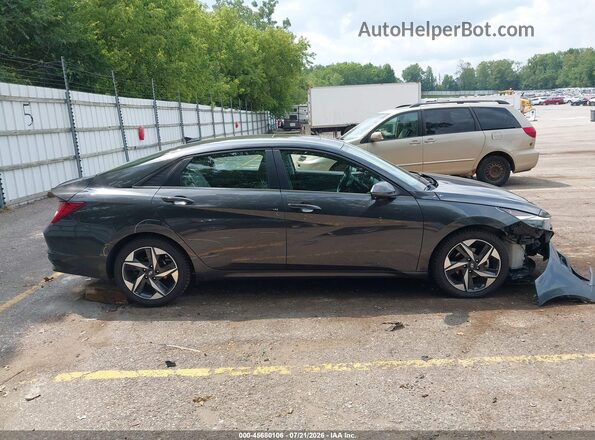 5NPLP4AG3PH099390 2023 HYUNDAI ELANTRA Gray Սալոնի հետևի տեսք