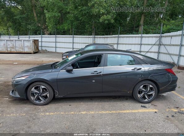 5NPLP4AG3PH099390 2023 HYUNDAI ELANTRA Gray Սալոնի 360 աստիճան տեսք