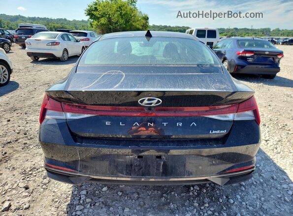 5NPLP4AG4MH036522 2021 HYUNDAI ELANTRA Black Rear view